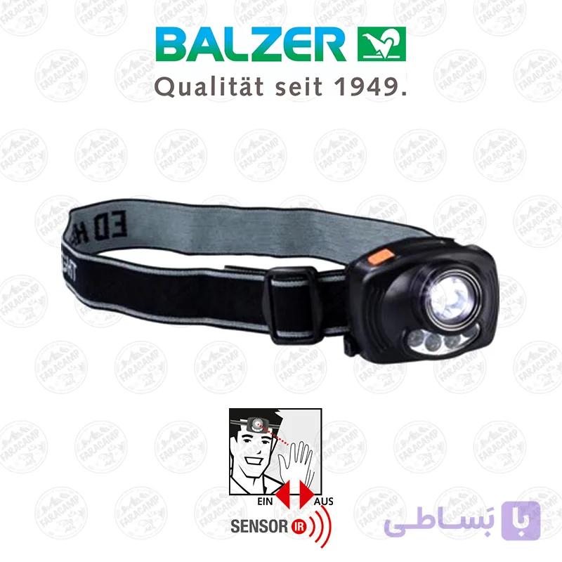 چراغ پیشانی ال ای دی بالزر BALZER HEAD LAMP WITH SENSOR — تصویر 1