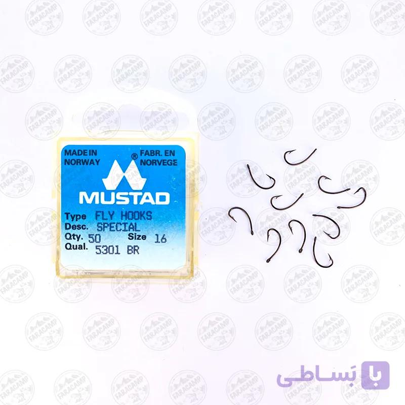 قلاب موستاد برنزی سایز 16 بسته 10 عددی MUSTAD 3904A — تصویر 1