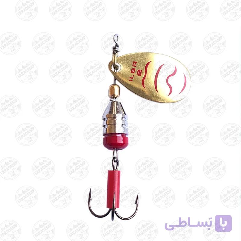 لانسه ماهیگیری سایز ۴ ایلبا ROBIN BASIC Gold/Red — تصویر 1