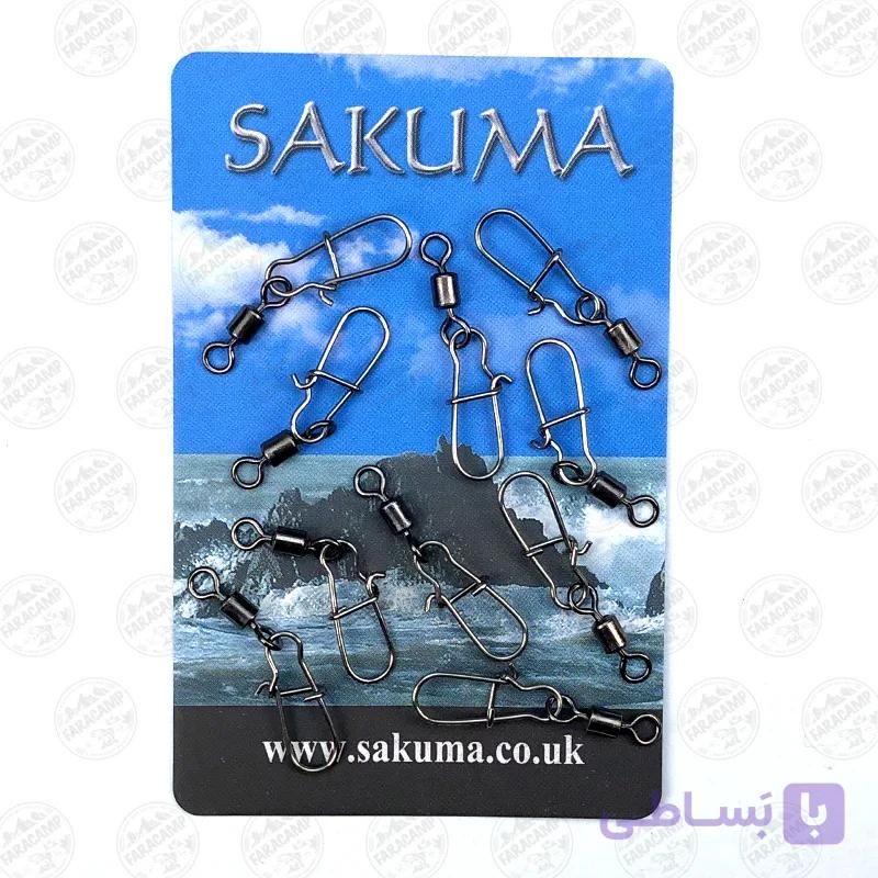 هرزگرد ماهیگیری اسپینینگ ساکوما SAKUMA سایز 6، بسته 10 عددی — تصویر 1