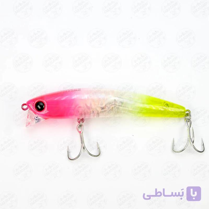 لور فلوت ریوجی ۹ سانت، ۱۳گرم مدل RYUJI KOMODO 90 F PINK CHART — تصویر 1