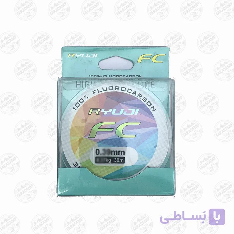 نخ ریسه ماهیگیری ریوجی فلوروکربن ۵۰ متر سایز ۰.۲۷ RYUJI FC FLUOROCARBON, 0.27mm, 50m — تصویر 1