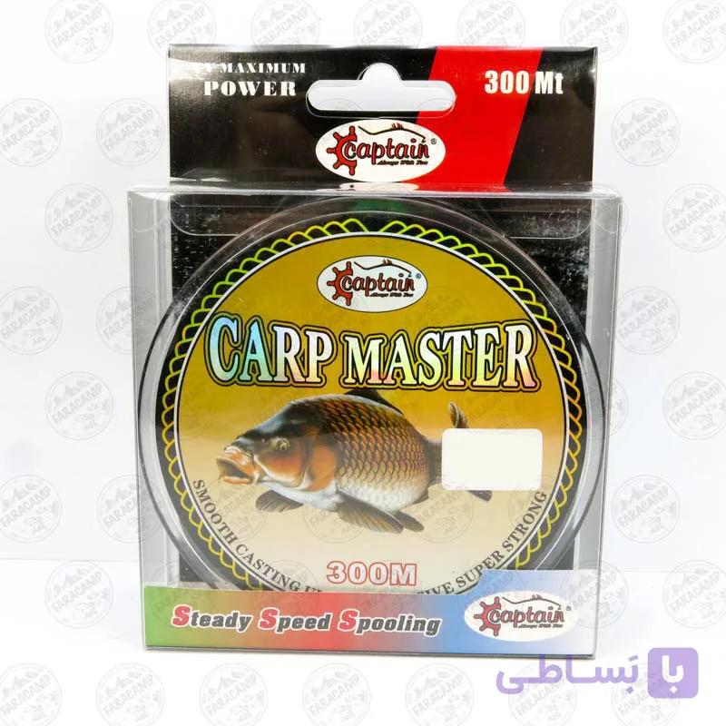 نخ ماهیگیری کارپ مستر کاپیتان قهوه ای سایز۰.۵۰ ،۳۰۰ متر Captain CARP MASTER — تصویر 1