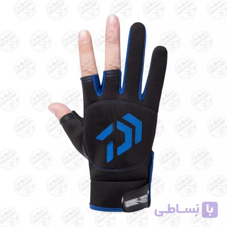 دستکش ماهیگیری دایوا رنگ آبی — تصویر 1