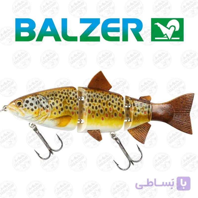لوری ماهی مصنوعی چند تکه بالزر ۴۲ گرم ۱۵سانتی متر ۱۳۶۸۷۰۰۱۵ Balzer Pike Factory Bachforelle — تصویر 1