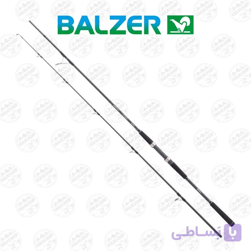 چوب ماهیگیری بالزر دوتکه کربن  Balzer Shirasu 71° North Pilk 2.8m 60-180g — تصویر 1