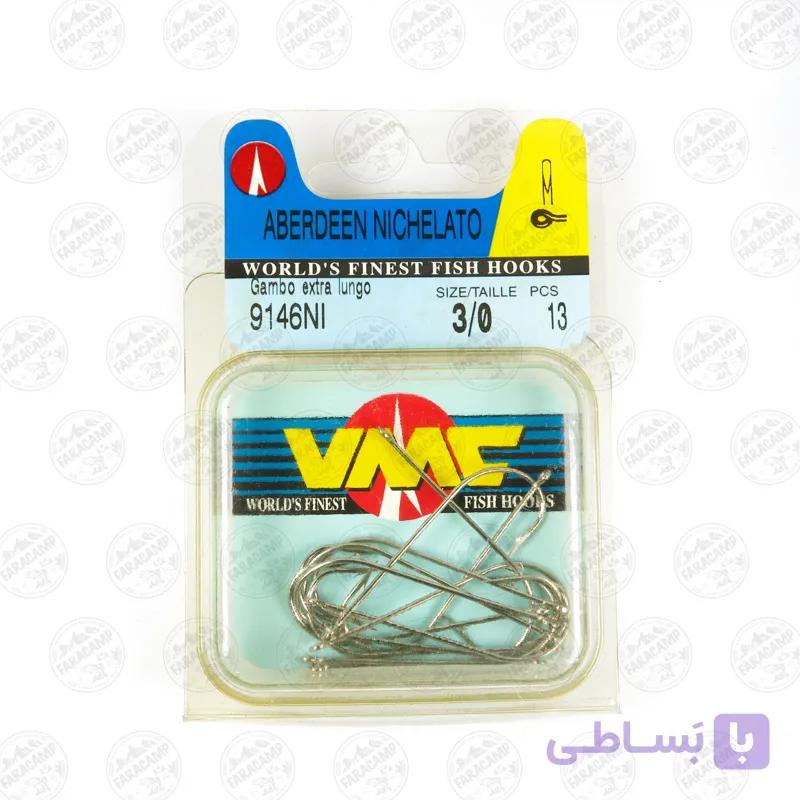 قلاب وی ام سی VMC فرانسه 9146NI سایز 3/0 بسته ۱3 عددی — تصویر 1