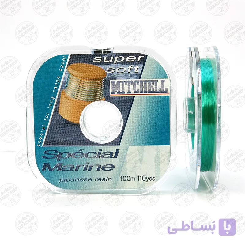 نخ ماهیگیری نایلون سبز میشل سایز ۰.۲۸ ، ۱۰۰متر MITCHELL SPECIAL MARINE — تصویر 1