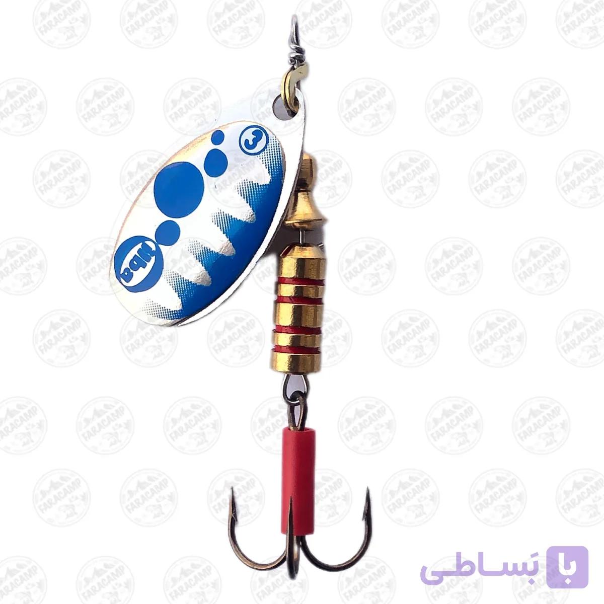 لانسه ماهیگیری سایز ۳ ایلبا  Silver/Blue Bubble ilba