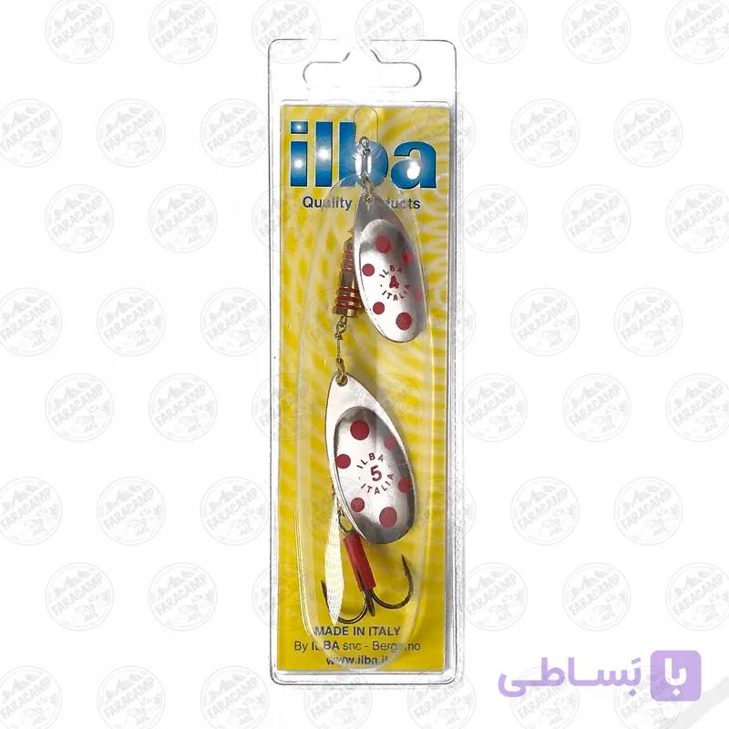 لانسه ماهیگیری سایز ۴+۵ ایلبا Tondo Tandem Silver-red T22104+5 ilba وزن ۲۳ گرم — تصویر 1