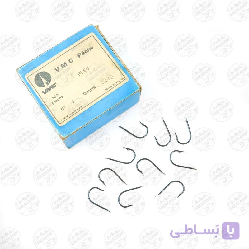 قلاب وی ام سی VMC فرانسه 8280 سورمه ای سایز 4 بسته ۱۰ عددی — تصویر 1