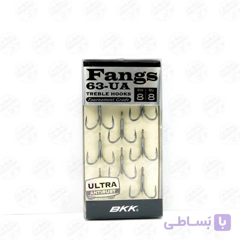 قلاب سه شاخ بی کی کی  بسته ۷ عددی سایز ۲, BKK Fangs 63-UA NO2