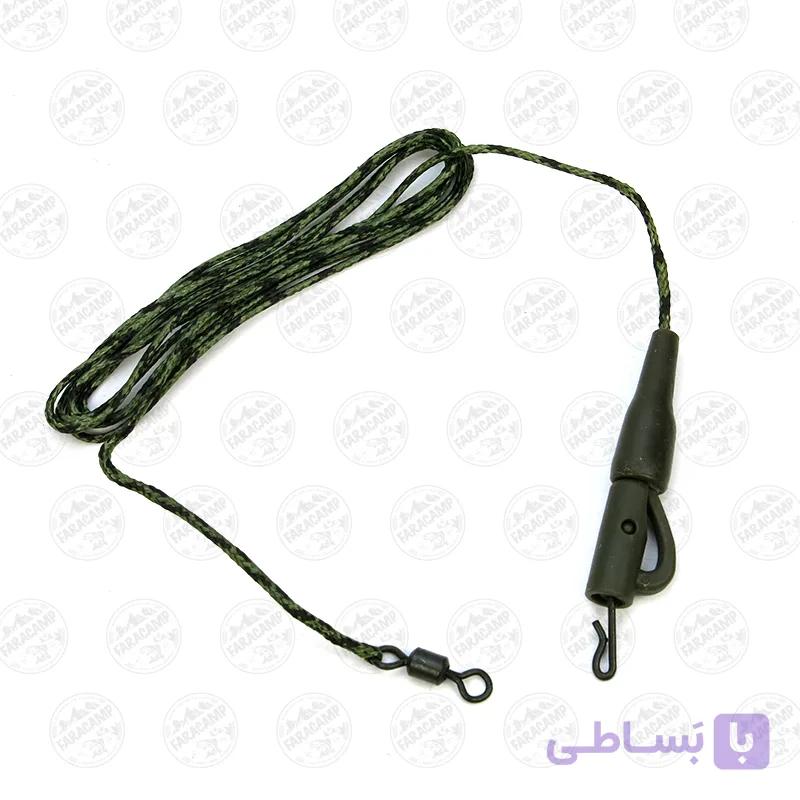 ریسه کپوری لدکور استتار لومینوس ۸۰ سانتیمتر  Lead Core Rig Carp fishing — تصویر 1