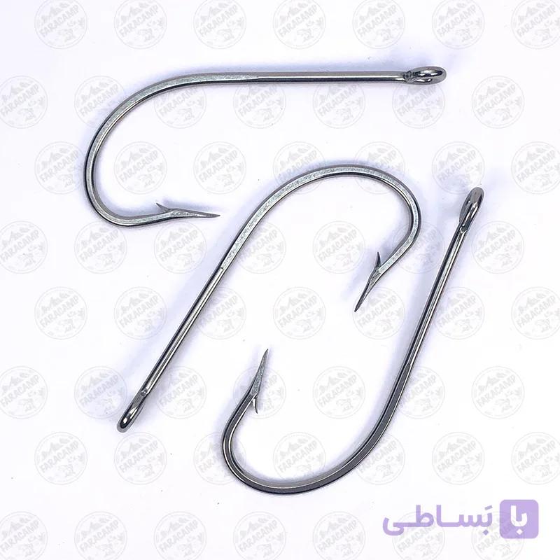 قلاب موستاد دریایی آب شور سایز 10/0 بسته 3 عددی MUSTAD O’SHAUGHNESSY HOOK — تصویر 1