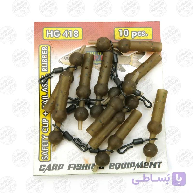 هلی بید و بافر همراه کوییک چنج استتاری افه , EF&FE SAFETY CLIP+ TAIL ASST. RUBBER HG418 — تصویر 1