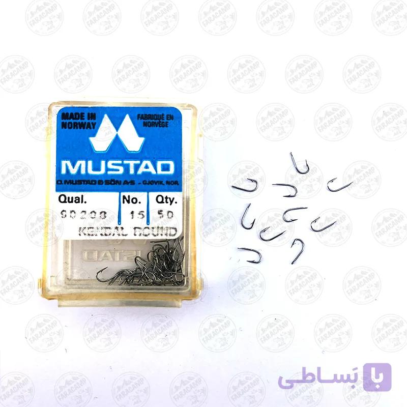 قلاب موستاد نروژ برنز بدون چشمه سایز ۱۵ بسته 10 عددی MUSTAD Kendal Round 90208 — تصویر 1