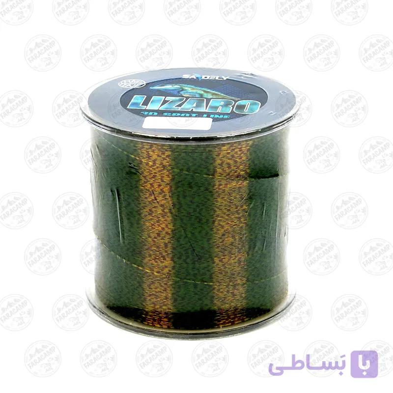 نخ ماهیگیری استتار سبز لیزارو ۵۰۰ متر سایز ۰.۴۰،LIZARO 3D SPOT LINE — تصویر 1