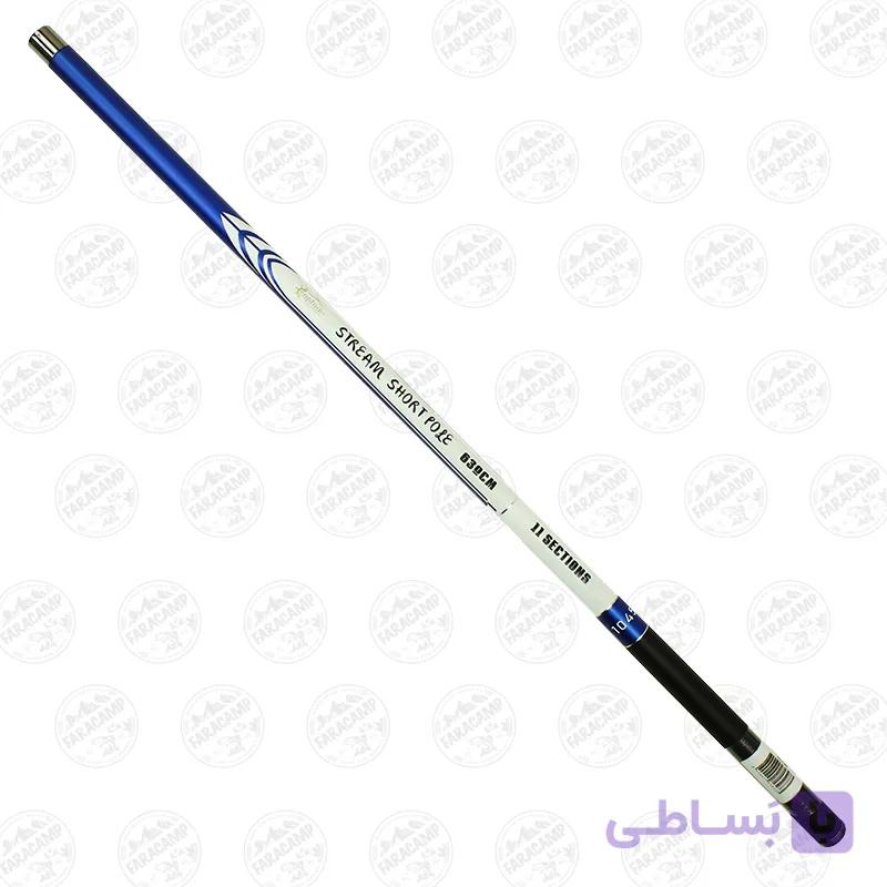 چوب ماهیگیری کاسی کاپیتان  CAPTAIN STREAM SHORT POLE طول ۶۳۰ سانتی متر — تصویر 1