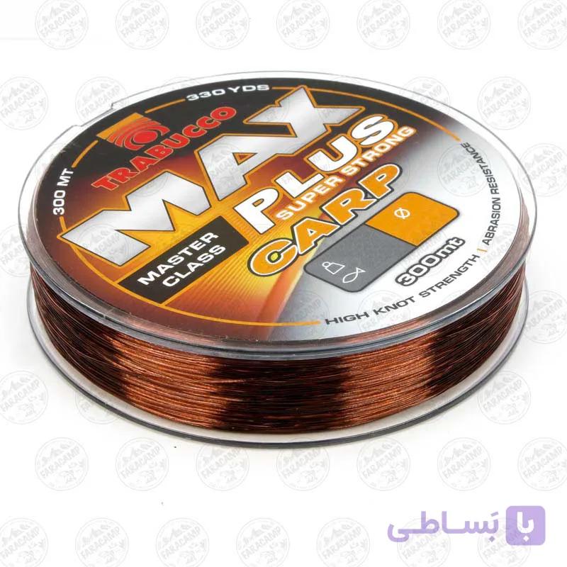 نخ ماهیگیری مکس پلاس کپوری ترابوکو مستر کلاس۳۰۰ متر سایز ۰.۴۰،Trabucco MAX PLUS CARP — تصویر 1