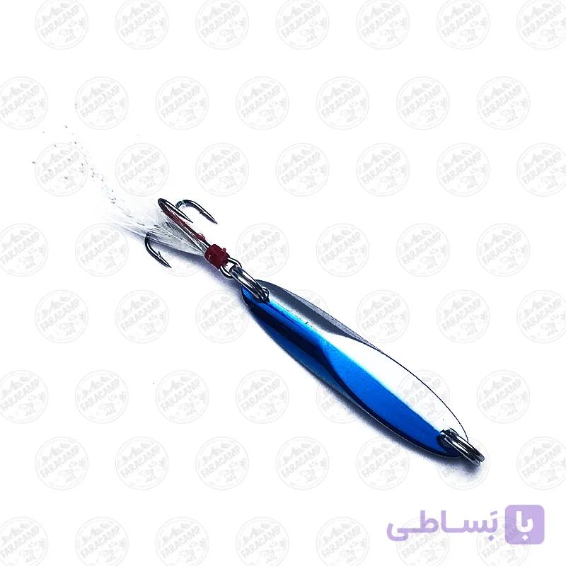 طعمه قاشقک ماهیگیری پردار شبتاب Captain کاپیتان ۴.۵ سانتی متر ۷ گرمی کد ۶۰۱۳۵۰