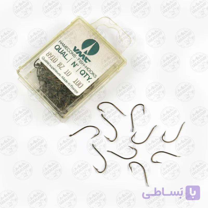 قلاب وی ام سی VMC فرانسه 9334 برنز سایز 1/0 بسته ۱۰ عددی — تصویر 1