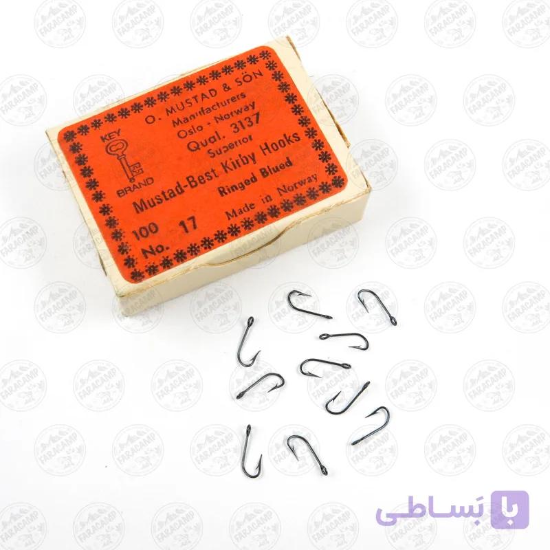 قلاب موستاد Mustad نروژ 3137 سایز 17 بسته 100 عددی — تصویر 1