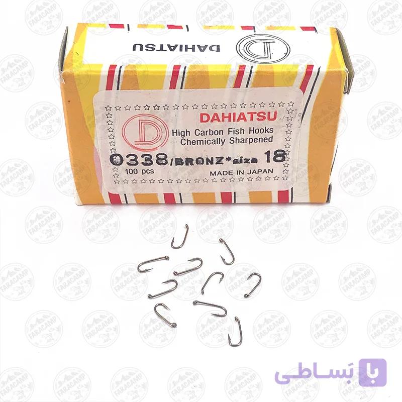 قلاب Dahiatsu ژاپن برنز سایز ۱۸ بسته ۱۰ عددی مدل ۳۳۸ — تصویر 1