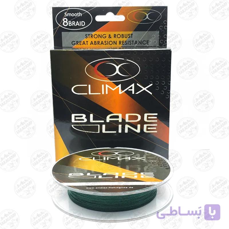 نخ براید ماهیگیری CLIMAX BladeLine X8  رنگ سبز ۱۵۰ متر سایز ۰/۲۵ — تصویر 1