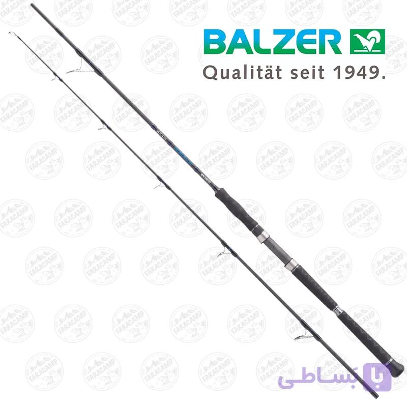 چوب ماهیگیری دوتکه کربن ۲۴۰ سانت بالزر مدل Balzer ADRENALIN MEDIUM 90-250GR — تصویر 1