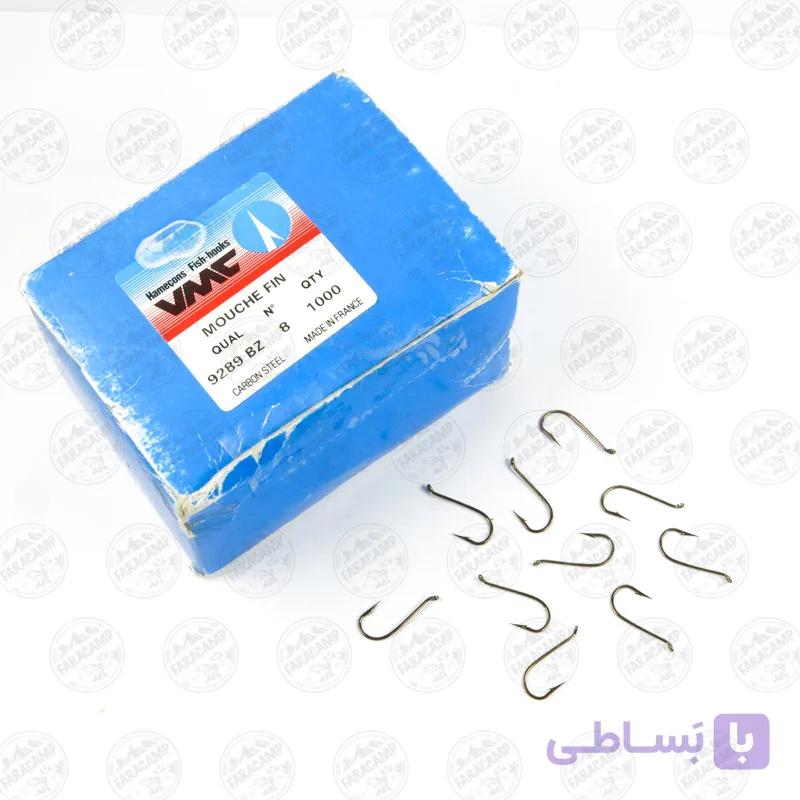 قلاب وی ام سی VMC فرانسه 9284N نیکل سایز 8 بسته ۱۰ عددی — تصویر 1