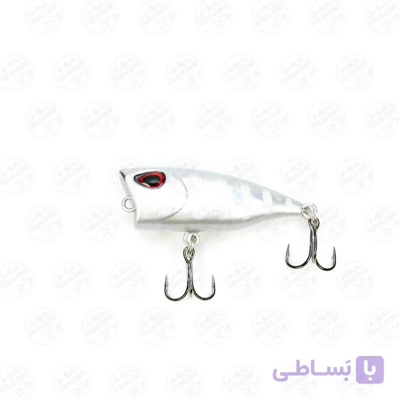 لور فلوت مینی پاپر شب تاب زبرا ریوجی ۴ سانت، ۲.۸ گرم مدل RYUJI MINI POPPER ZEBRA GLOW — تصویر 1
