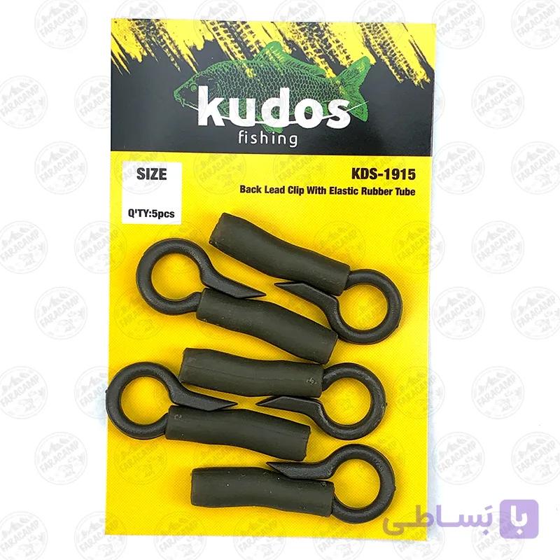 کلیپس بک لید به همراه رابر بسته ۵ عددی Kudos Back Lead Clip KDS-1915 — تصویر 1