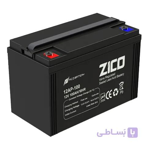 باتری 100 آمپر 12 ولت زیکو