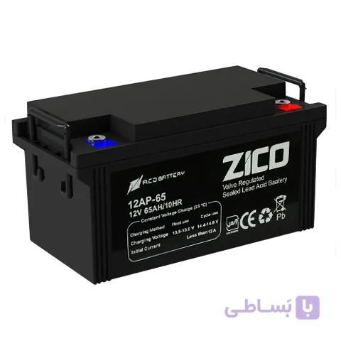 باتری 65 آمپر 12 ولت زیکو