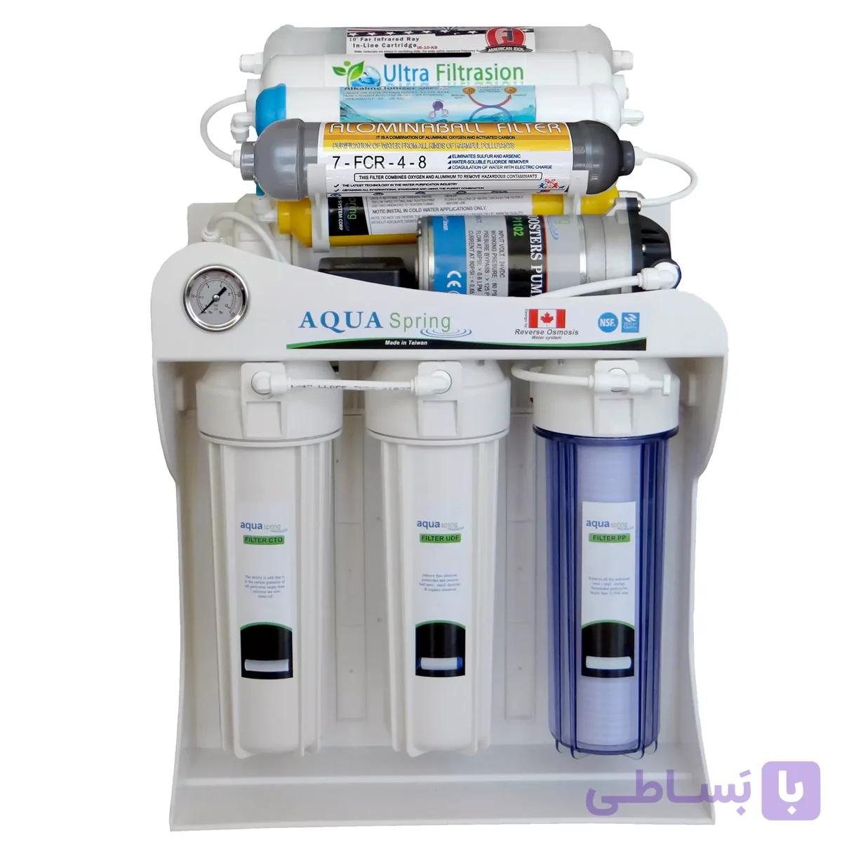 دستگاه تصفیه کننده آب آکوا اسپرینگ مدل RO SF6100 — تصویر 1