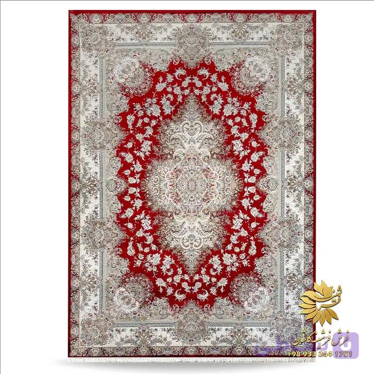 فرش قرمز سلطنتی 1200 شانه جدید طرح اسطوره — تصویر 1