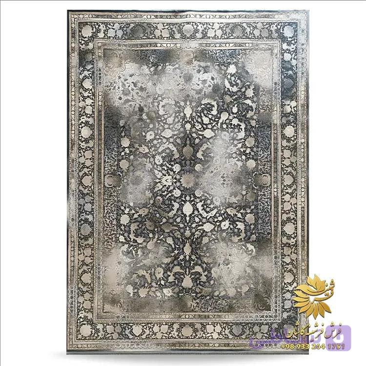 فرش مدرن افشان طرح ویکتوریا دودی 1200 شانه — تصویر 1