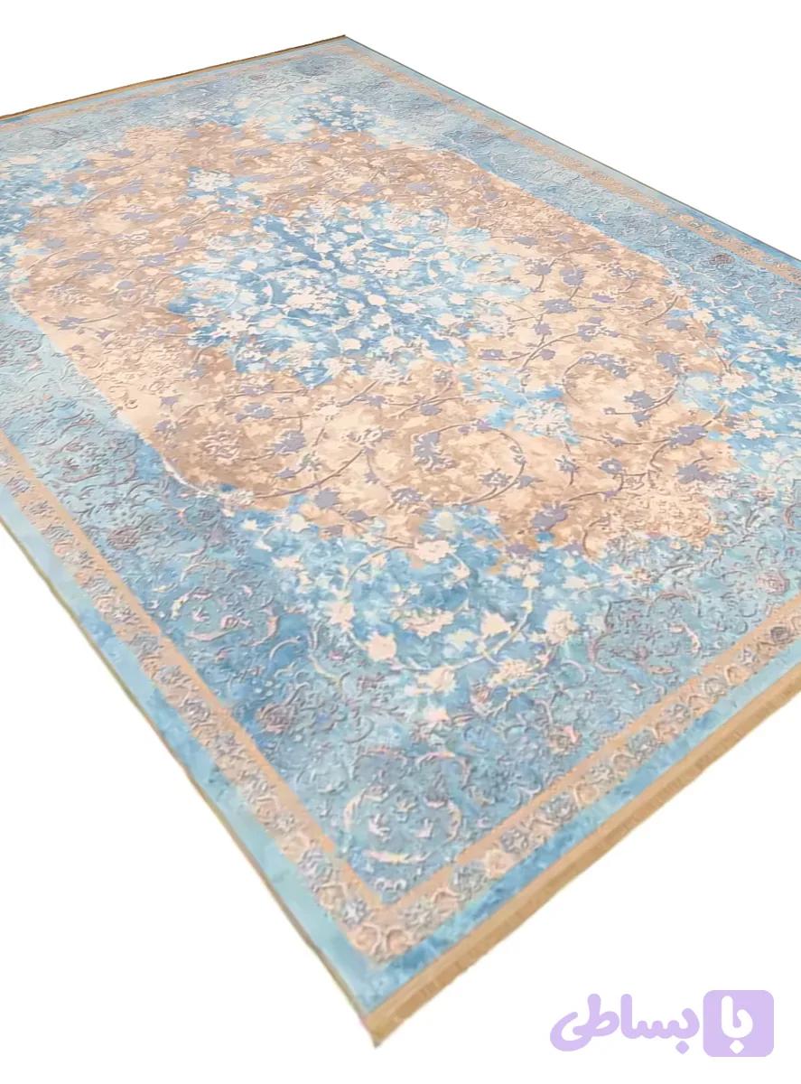 فرش وینتیج طرح ابر و بادی 1000 شانه کد 900448 — تصویر 1