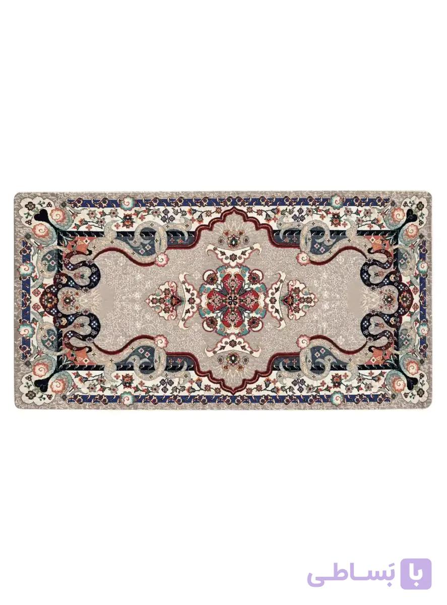 پشتی سنتی ترنج دار طرح سلطان آباد رنگ فیلی 1200 شانه کد 3329 — تصویر 1
