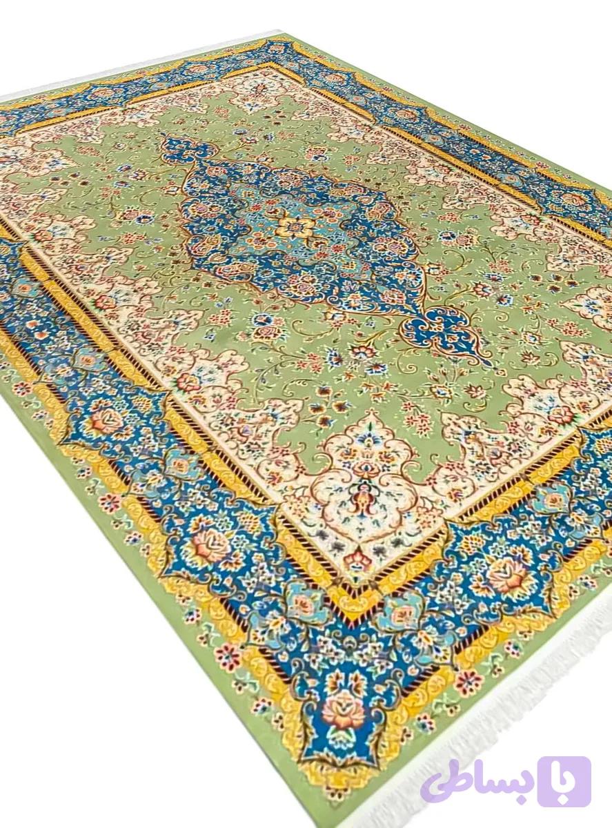 فرش ماشینی تندیس سبز 1500 شانه کد 20CC0030 — تصویر 1