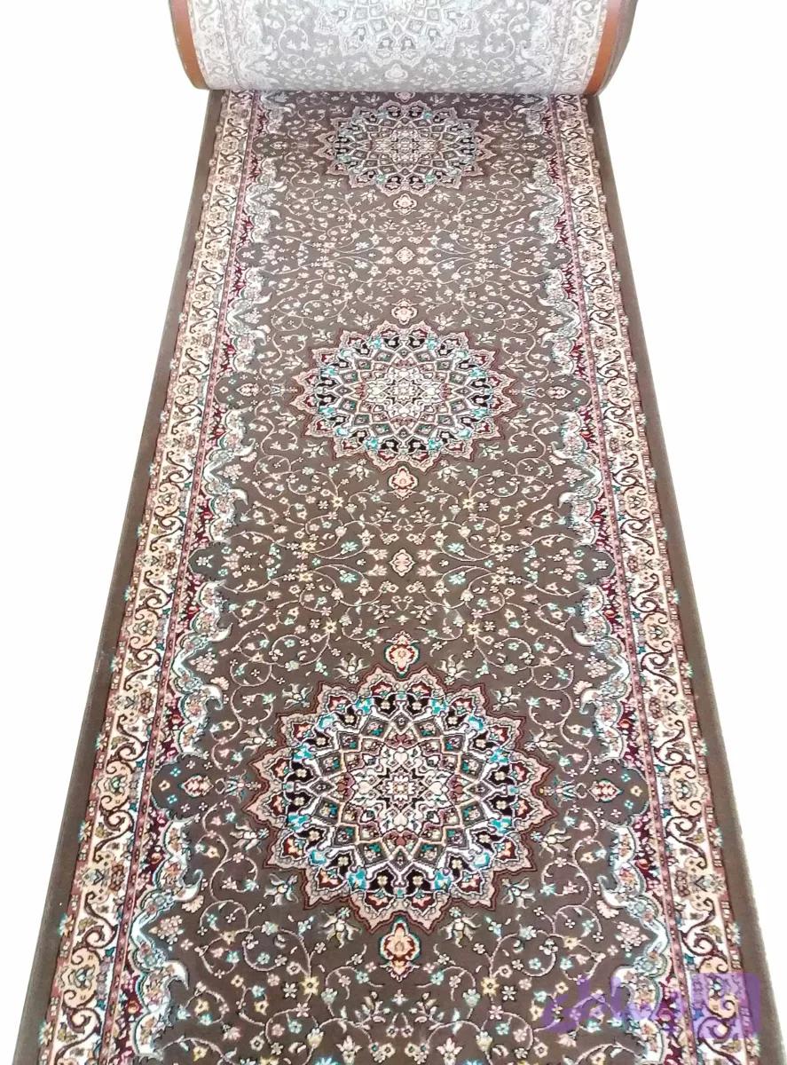 فرش کناره طرح اطلس گردویی 500 شانه کد 745 — تصویر 1