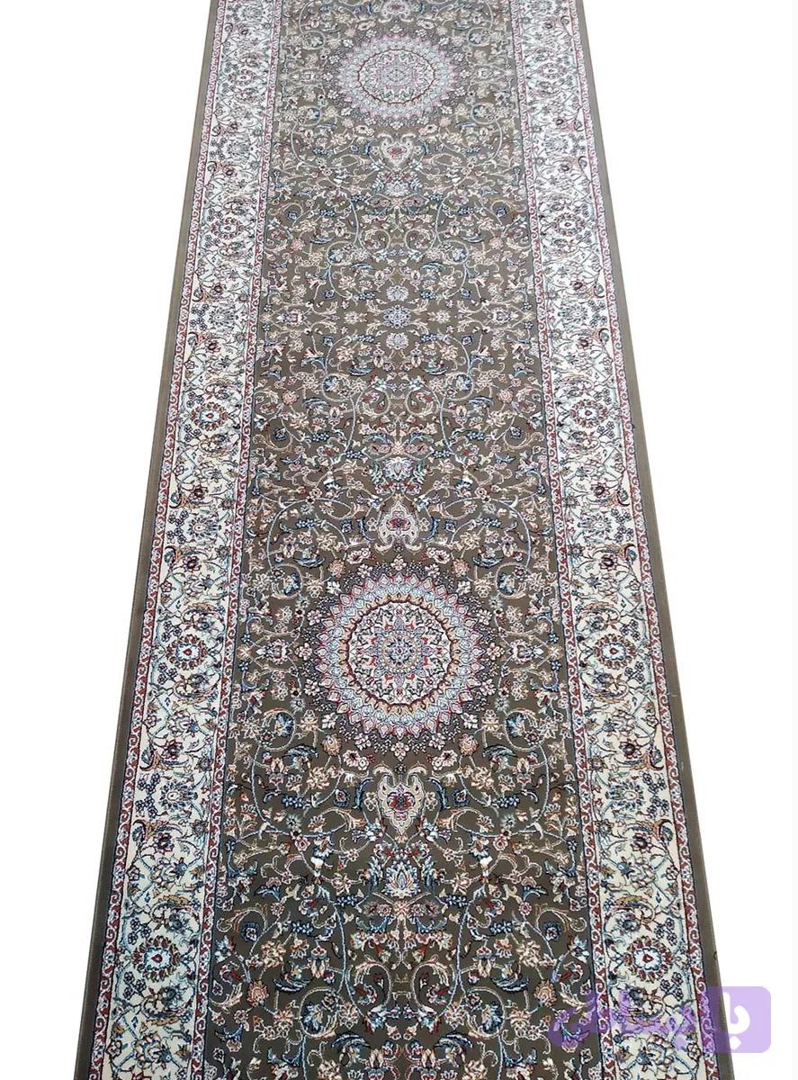 کناره فرش گردویی طرح نایین 700 شانه کد 887 — تصویر 1