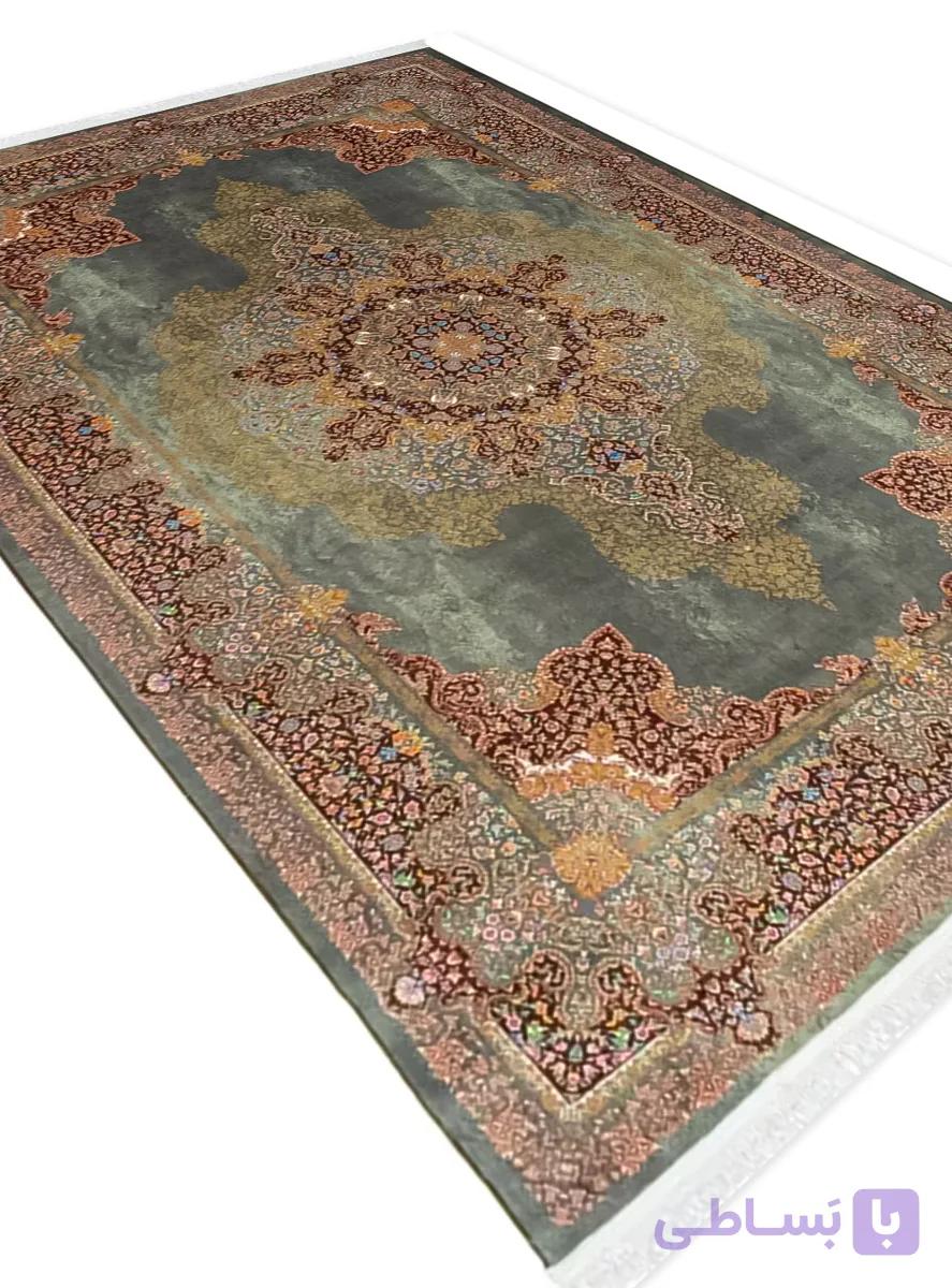 فرش تندیس طرح عرشیا رنگ سدری 1500 شانه کد 2154 — تصویر 1