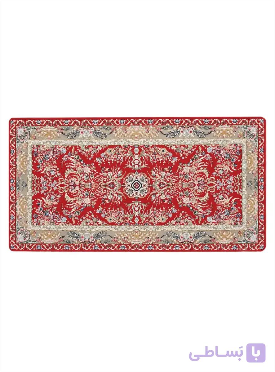 پشتی قرمز (لاکی) افشان طرح آرمیتا 1200 شانه کد 1631 — تصویر 1
