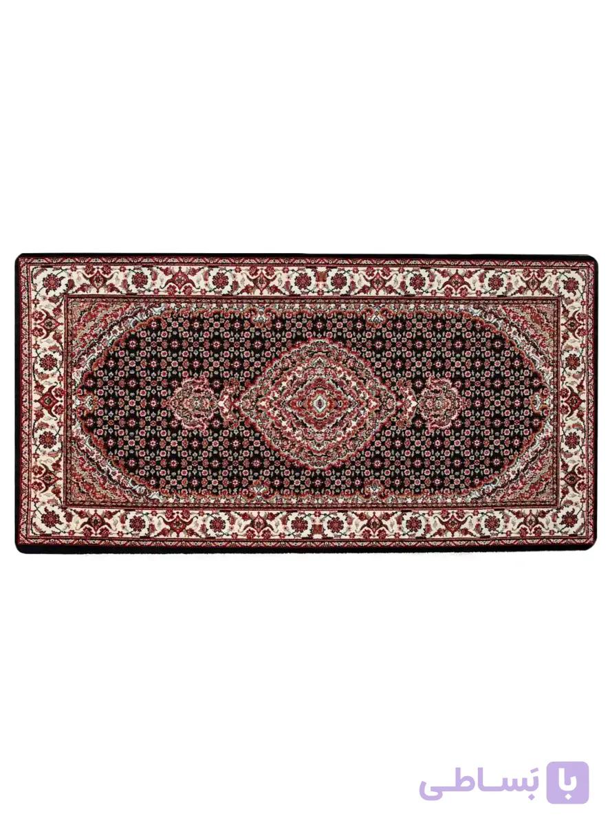 پشتی سنتی طرح ریز ماهی رنگ سرمه ای 1200 شانه کد 3319 — تصویر 1