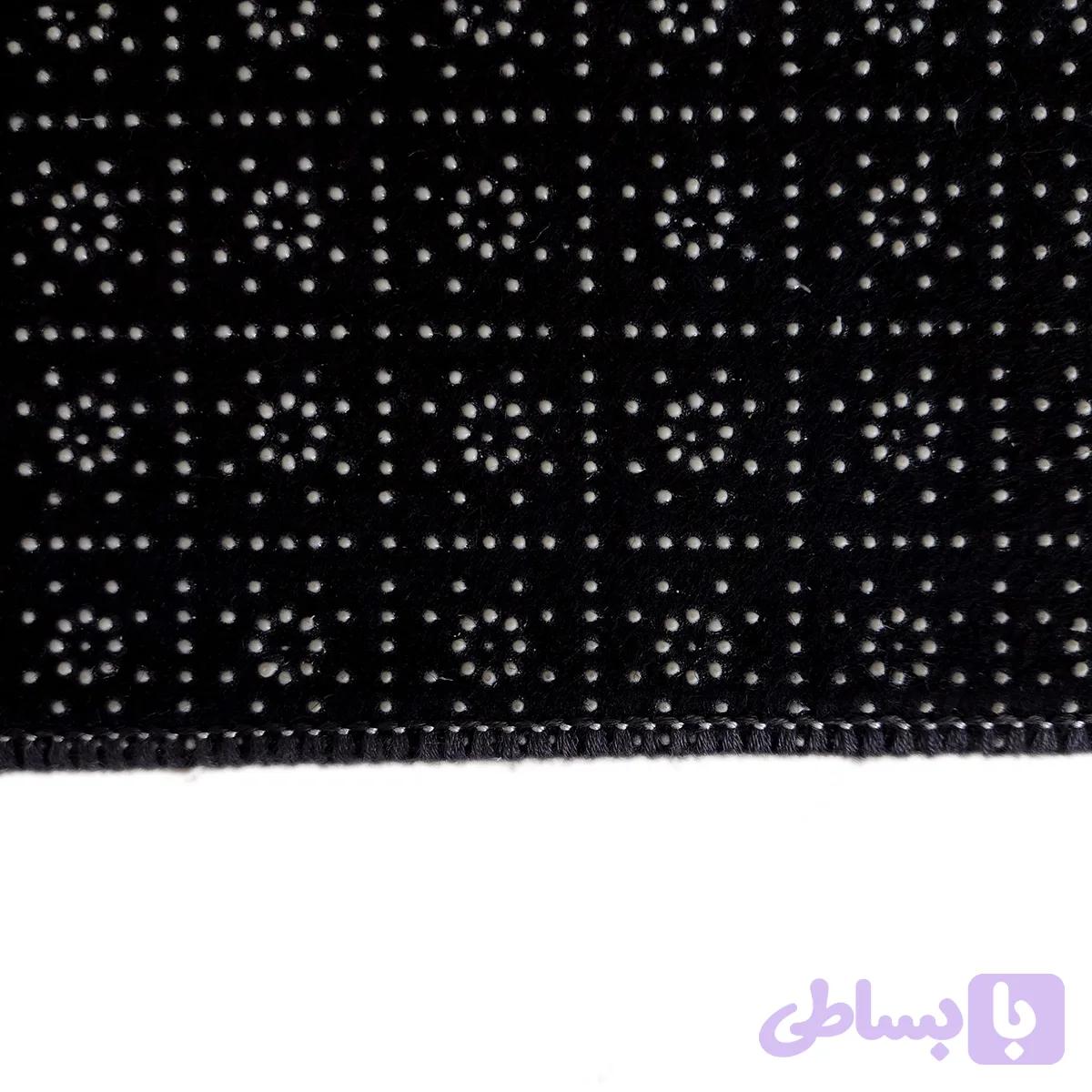فرشینه فرش طرح آیما رنگ نقره ای کد y1350 — تصویر 1