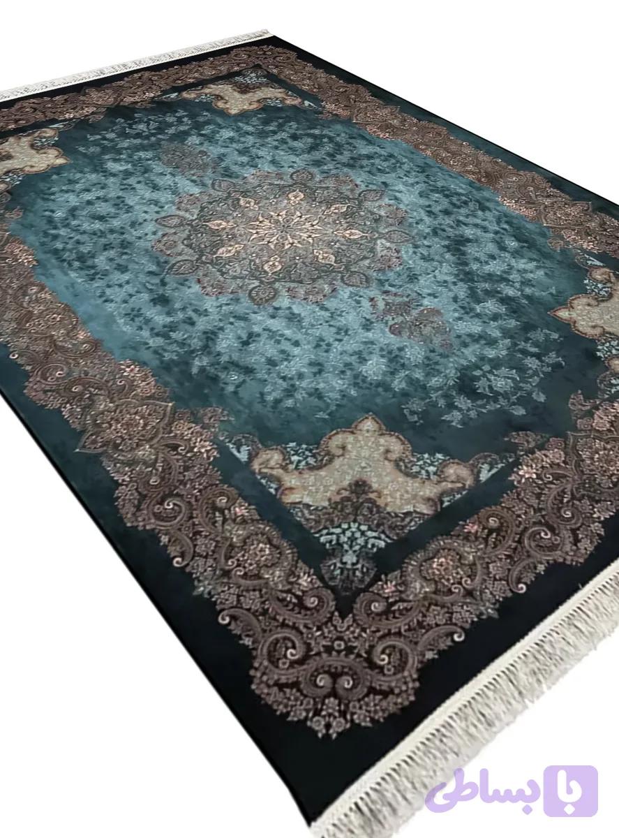 فرش وینتیج طرح واگره گلدار 1200 شانه کد 300631 — تصویر 1