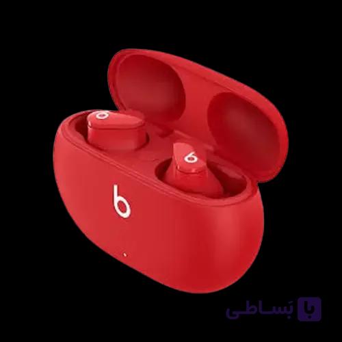 ایرفون بیتس استدیو بادز (کارکرده) رنگ قرمز Beats Earphone Studio Buds — تصویر 1