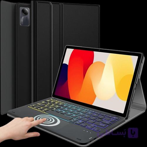 کیف کلاسوری کیبورددار  برای تبلت شیائومی Redmi Pad SE — تصویر 1