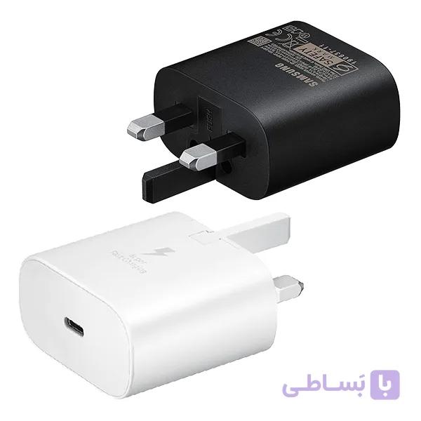 شارژر سریع سامسونگ ٣ پين 25 وات مدلEP-TA800 بدون کابل(اصل) — تصویر 1